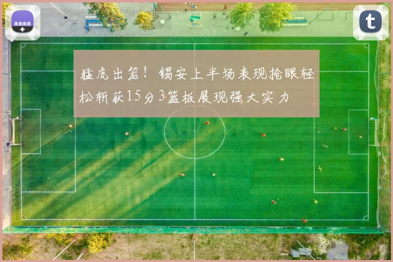 猛虎出笼！锡安上半场表现抢眼轻松斩获15分3篮板展现强大实力